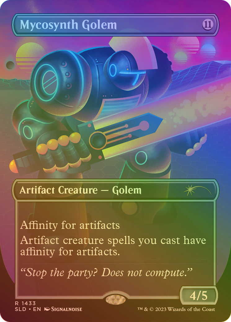 Mycosynth Golem (SLD-1433★) [Secret Lair Drop] (Borderless) Foil