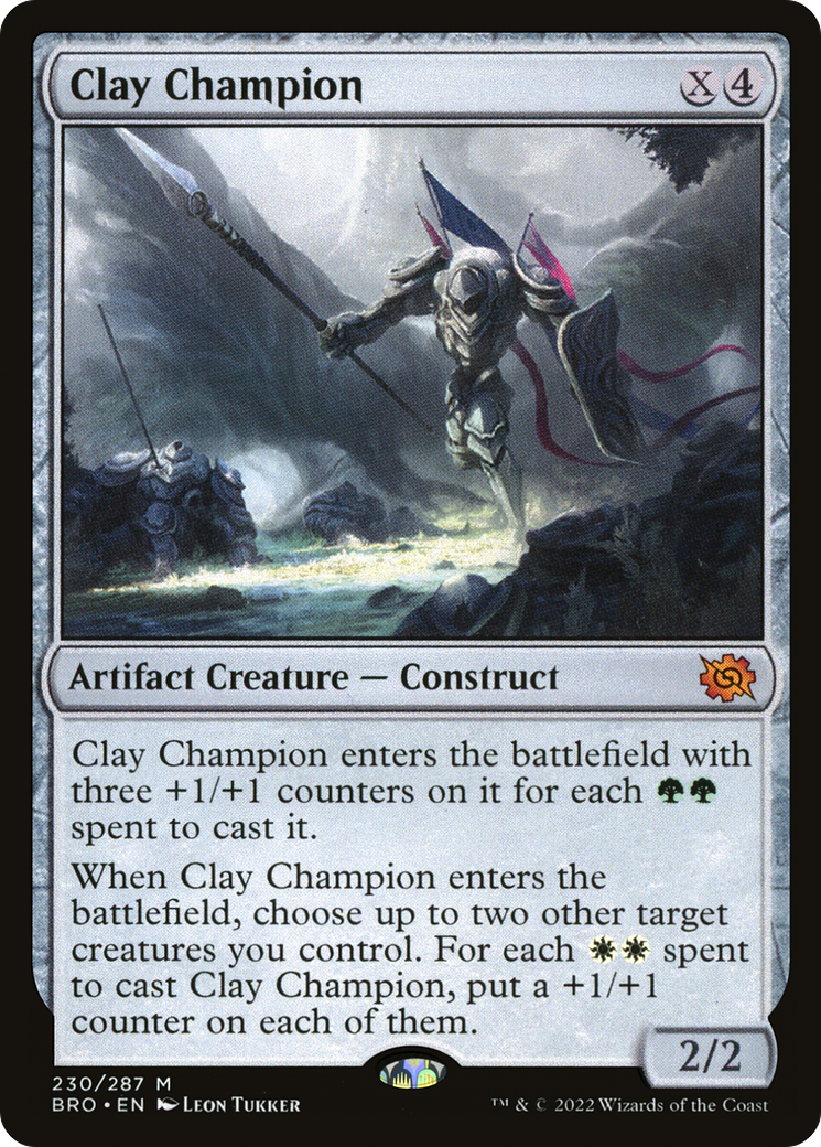 Clay Champion (BRO-230) [The Brothers' War] Foil