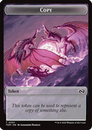 Copy // Dragon (0014) Double-Sided Token (TDC-1 // 14) [Commander: Tarkir: Dragonstorm]