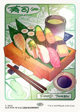 Food Token (2012) (Rainbow Foil) (SLD-2012) [Secret Lair Drop Series] Foil