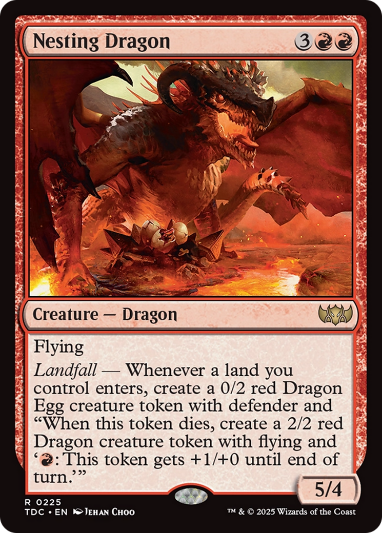 Nesting Dragon (TDC-225) [Commander: Tarkir: Dragonstorm]