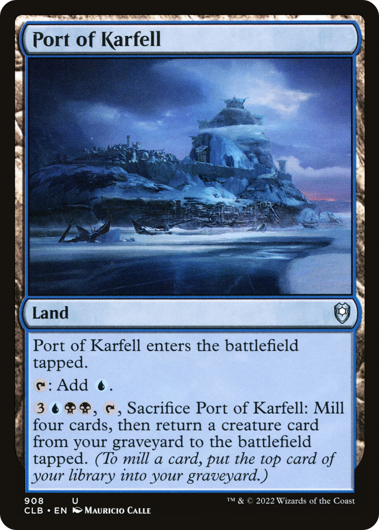 Port of Karfell (CLB-908) [Commander Legends: Battle for Baldur's Gate]
