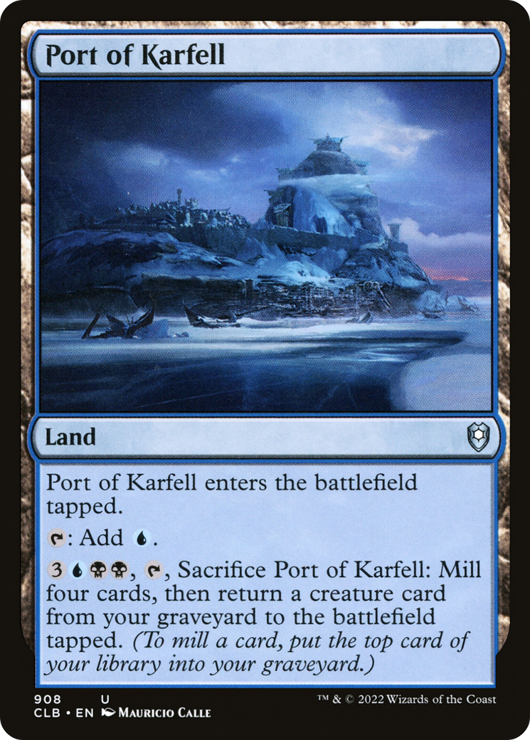 Port of Karfell (CLB-908) [Commander Legends: Battle for Baldur's Gate]