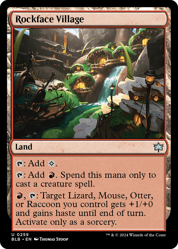 Rockface Village (BLB-259) [Bloomburrow]