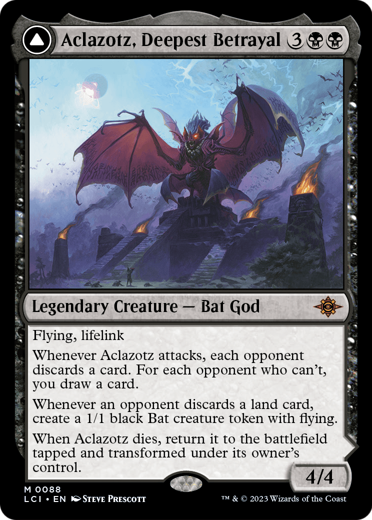 Aclazotz, Deepest Betrayal (LCI-088) [The Lost Caverns of Ixalan] Foil