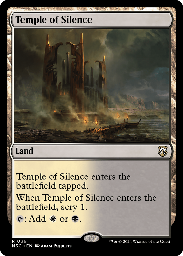 Temple of Silence (M3C-391) [Modern Horizons 3 Commander]