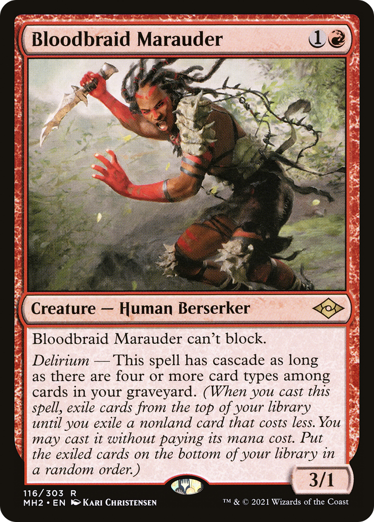 Bloodbraid Marauder (MH2-116) [Modern Horizons 2]