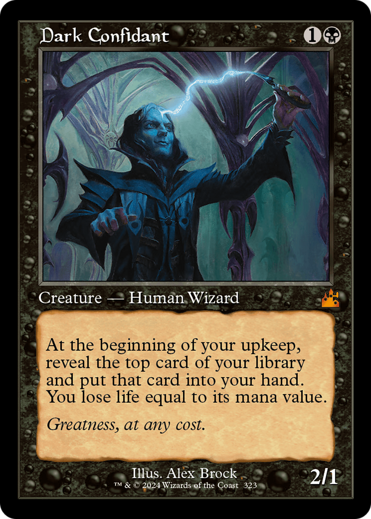 Dark Confidant (RVR-323) [Ravnica Remastered]