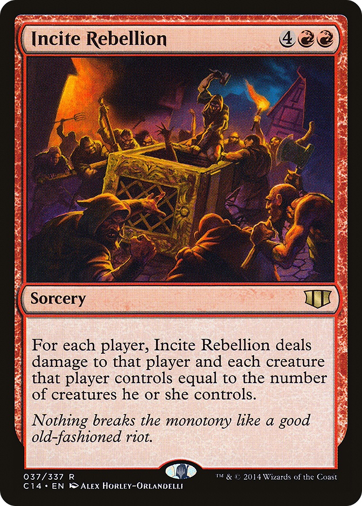 Incite Rebellion (C14-037) [Commander 2014]