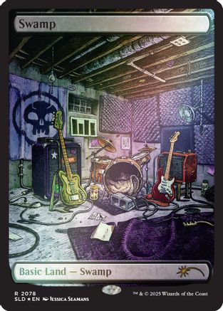 Swamp (2078) (Rainbow Foil) (SLD-2078) [Secret Lair Drop Series] Foil