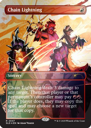 Chain Lightning (2047) (Rainbow Foil) (SLD-2047) [Secret Lair Drop Series] Foil
