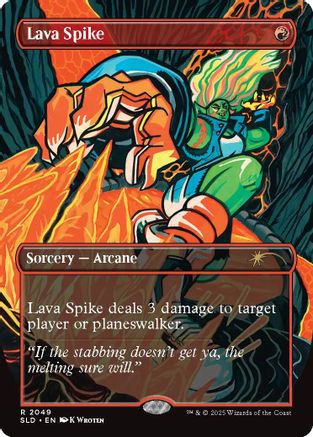 Lava Spike (2049) (SLD-2049) [Secret Lair Drop Series]