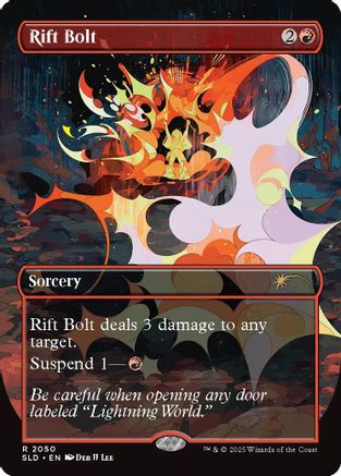 Rift Bolt (2050) (SLD-2050) [Secret Lair Drop Series]
