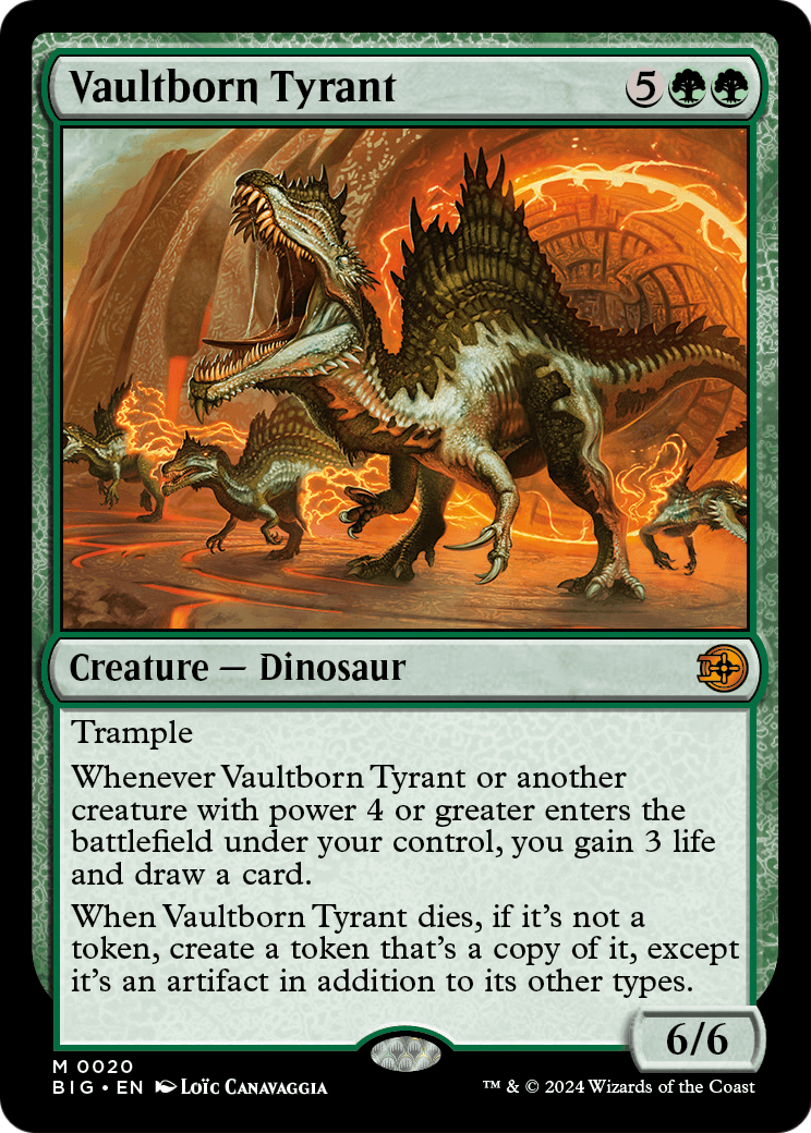 Vaultborn Tyrant (BIG-020) [The Big Score] Foil