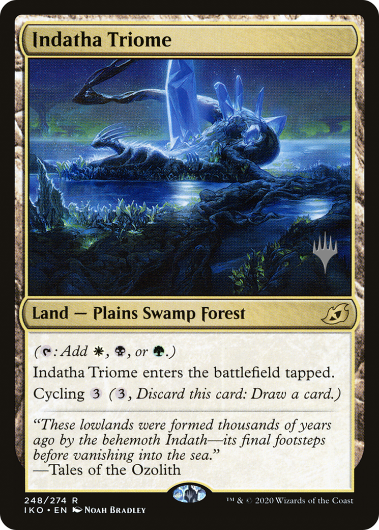 Indatha Triome (PPIKO-248P) [Ikoria: Lair of Behemoths Promos] Foil