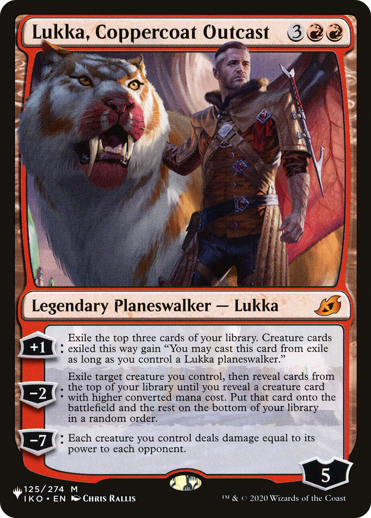 Lukka, Coppercoat Outcast (LIST-IKO-125) [The List]