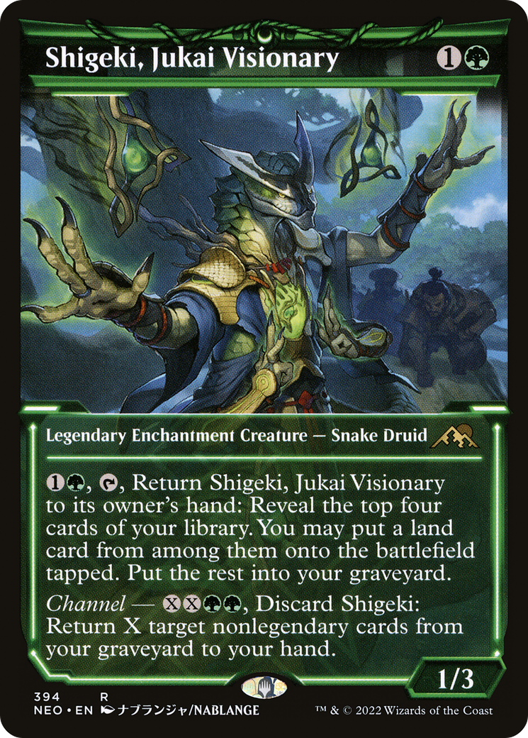 Shigeki, Jukai Visionary (NEO-394) [Kamigawa: Neon Dynasty]: (Showcase)