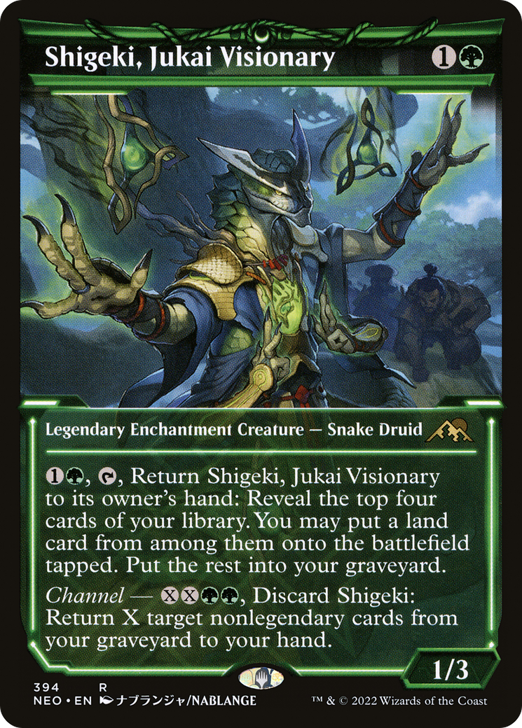 Shigeki, Jukai Visionary (Showcase) (NEO-394) [Kamigawa: Neon Dynasty]