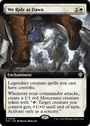 We Ride at Dawn (OTC-048) [Outlaws of Thunder Junction Commander]: (Extended Art)