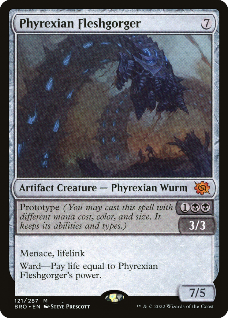 Phyrexian Fleshgorger (BRO-121) [The Brothers' War]