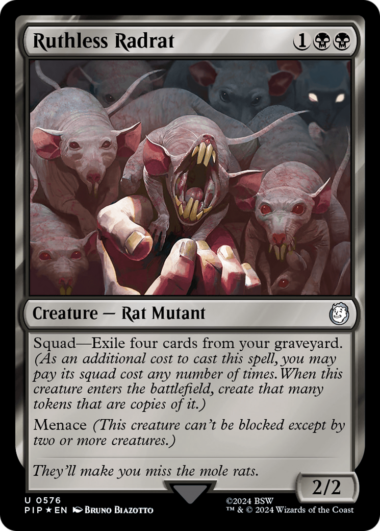 Ruthless Radrat (PIP-576) [Fallout] Foil