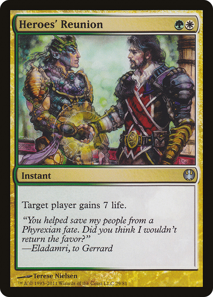 Heroes' Reunion (DDG-029) [Duel Decks: Knights vs. Dragons]