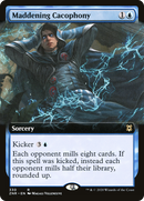 Maddening Cacophony (ZNR-330) [Zendikar Rising]: (Extended Art)