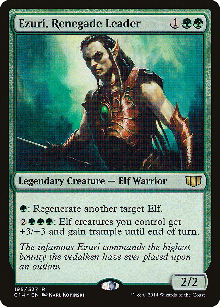 Ezuri, Renegade Leader (C14-195) [Commander 2014]