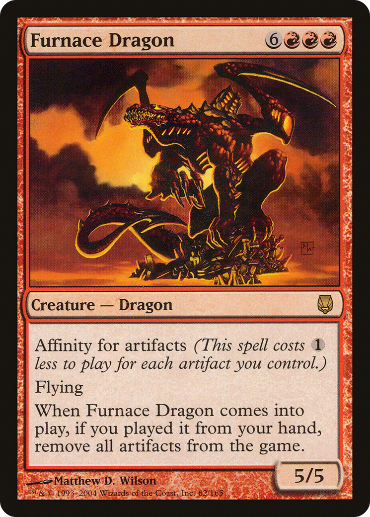 Furnace Dragon (DST-062) [Darksteel] Foil