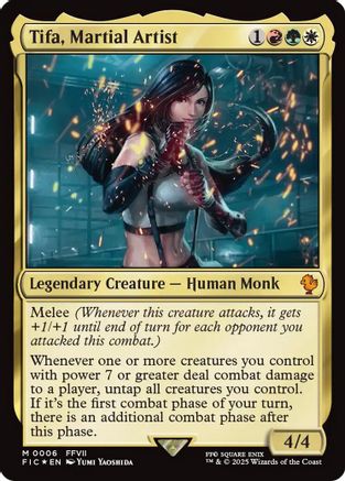 Tifa, Martial Artist (FIC-006) [Commander: FINAL FANTASY] Foil