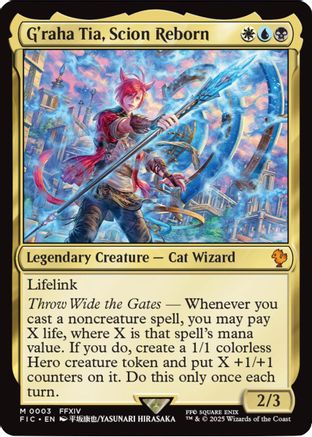 G'raha Tia, Scion Reborn (FIC-003) [Commander: FINAL FANTASY] Foil