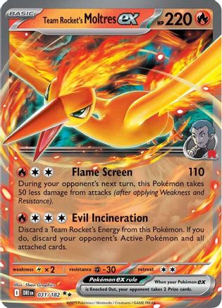 Team Rocket's Moltres ex 31 - [SV10 Destined Rivals] Holofoil