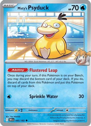 Misty's Psyduck 45 - [SV10 Destined Rivals] Reverse Holofoil