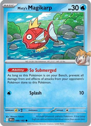 Misty's Magikarp 48 - [SV10 Destined Rivals] Reverse Holofoil