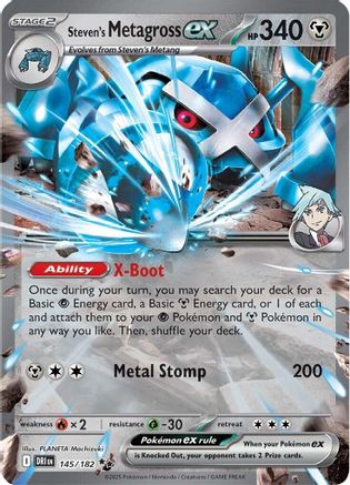 Steven's Metagross ex 145 - [SV10 Destined Rivals] Holofoil