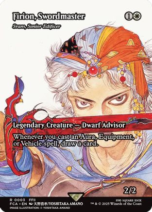 Firion, Swordmaster - Sram, Senior Edificer (Showcase) (FCA-003) [FINAL FANTASY: Through the Ages] Foil