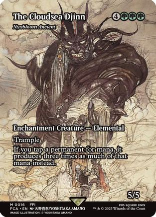 The Cloudsea Djinn - Nyxbloom Ancient (Showcase) (FCA-016) [FINAL FANTASY: Through the Ages]