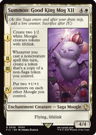 Summon: Good King Mog XII (FIC-026) [Commander: FINAL FANTASY]