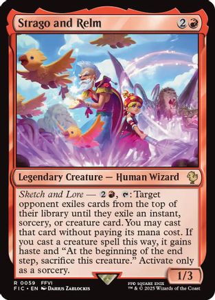 Strago and Relm (FIC-059) [Commander: FINAL FANTASY]