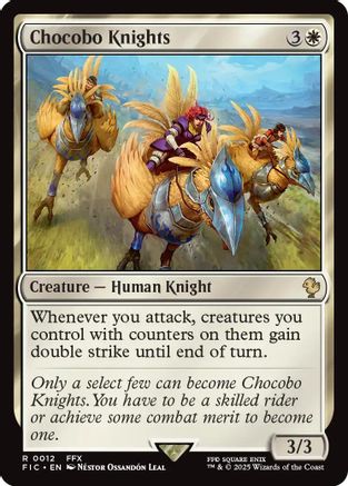Chocobo Knights (FIC-012) [Commander: FINAL FANTASY]