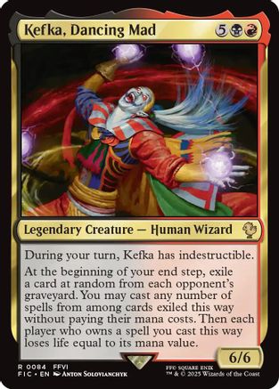 Kefka, Dancing Mad (FIC-084) [Commander: FINAL FANTASY]