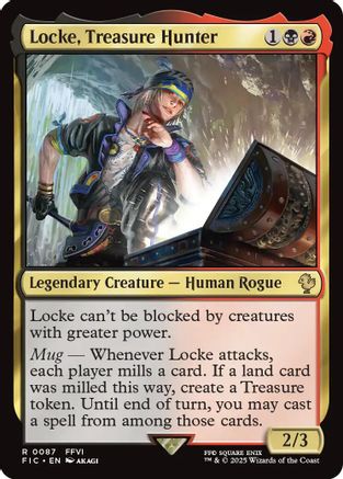 Locke, Treasure Hunter (FIC-087) [Commander: FINAL FANTASY]