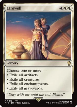 Farewell (FIC-242) [Commander: FINAL FANTASY]