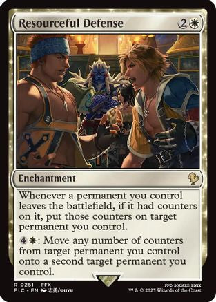 Resourceful Defense (FIC-251) [Commander: FINAL FANTASY]