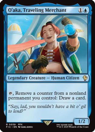O'aka, Traveling Merchant (FIC-039) [Commander: FINAL FANTASY]