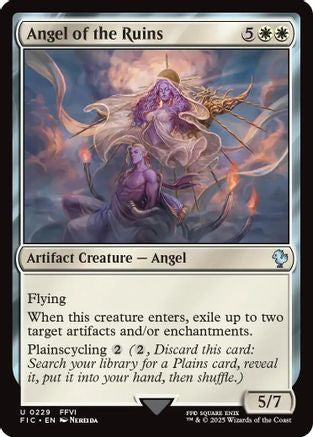 Angel of the Ruins (FIC-229) [Commander: FINAL FANTASY]