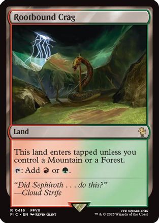 Rootbound Crag (FIC-416) [Commander: FINAL FANTASY]
