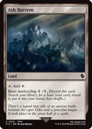 Ash Barrens (FIC-374) [Commander: FINAL FANTASY]