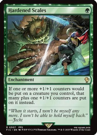 Hardened Scales (FIC-307) [Commander: FINAL FANTASY]
