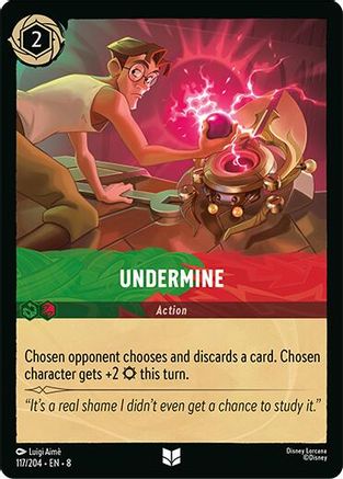 Undermine (117/204) - Reign of Jafar Cold Foil